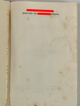 Adolf Hitler " Mein Kampf", 2 Bände im Schutzkarton, München, 1937, 781 Seiten, ca. A5