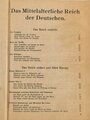 "Der Weg zum Reich", Lehrbuch Geschichte, Dt. Schulverlag Berlin, 1944, 256 Seiten, A5, Rücken abgenutzt