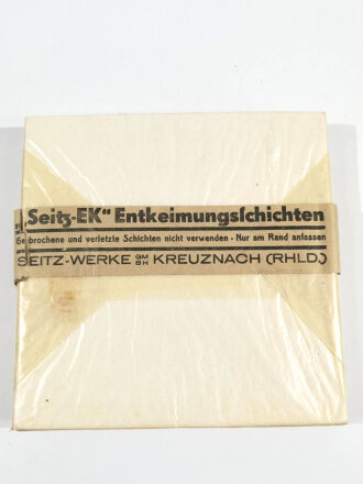 Ein Pack "Entkeimungsschichten" für dasTornisterfiltergerät der Wehrmacht