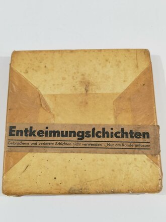 Ein Pack "Entkeimungsschichten" für dasTornisterfiltergerät der Wehrmacht