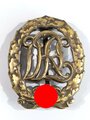 Deutches Reichssportabzeichen DRL in Bronze, Hersteller Ferd. Wagner " D.R.G.M 35269 " , guter Gesamtzustand
