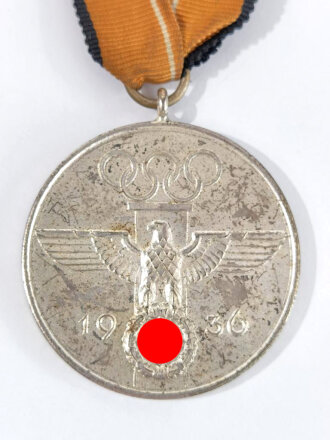 Deutsche Olympia- Erinnerungsmedaille 1936 mit...