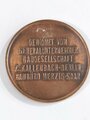 Leichtmetallplakette "Für Deutschlands Stärke und Sicherheit im Westen" Westwall. Durchmesser 43mm