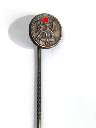 Anschlussmedaille " 1. Oktober 1938 Sudetenland " als 9 mm Miniatur an Nadel