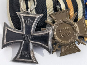 3er Ordensspange " Eisernes Kreuz 2. Klasse 1914,...