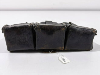 1.Weltkrieg, Patronentasche für Gewehr 98, geschwärztes Stück datiert 1915