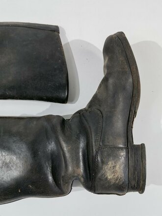 Paar Stiefel für Unteroffiziere der Wehrmacht . Getragenes Paar , Sohlenlänge 28,5cm