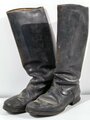 Paar Stiefel für Unteroffiziere der Wehrmacht . Getragenes Paar , Sohlenlänge 28,5cm