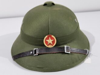 North Vietnamese Army / Viet Cong sun helmet, Vietnam war era, missing the liner