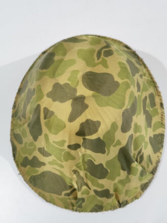 Sun helmet with US Parachute Silk cover