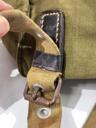 Artillerie Rucksack Wehrmacht datiert 1940. Ungewöhnliche Trageriemen, gebraucht, gut