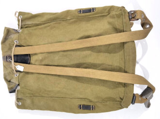 Artillerie Rucksack Wehrmacht datiert 1940. Ungewöhnliche Trageriemen, gebraucht, gut