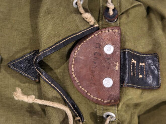 Artillerie Rucksack Wehrmacht datiert 1940. Ungewöhnliche Trageriemen, gebraucht, gut