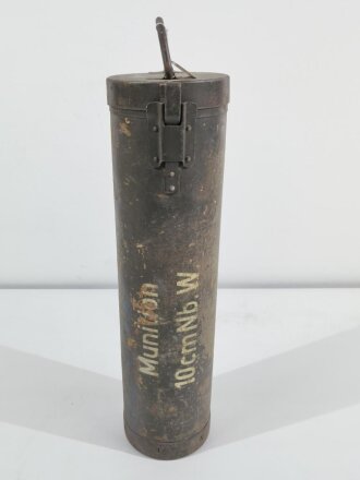 Transportbehälter Wehrmacht " Munition 10cm Nebelwerfer", ungereinigtes Stück