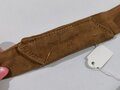 1. Weltkrieg Brotbeutelriemen mit Schanzzeugschlaufe in Vorkriegsqualität, getragenes Stück