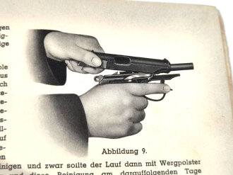"Walther Polizei Pistolen Modelle PP und PPK"  33 Seitige Broschüre mit Druckvermerk von 1939