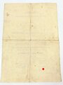 "Ausweis über die Anerkennung als Hebamme" DIN A4, datiert 1941