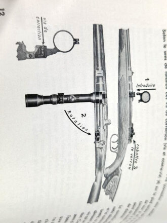 1957 datierter Prospekt der Firma "Steyr" in französischer Sprache " Armes de Chasse et de Sport"  25 Seiten