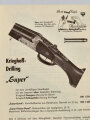 Deutschland nach 1945, 16 seitiger Prospekt über " Krieghoff Jagdwaffen"