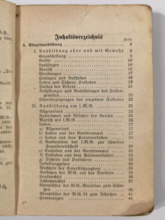 Dv.130/2a Ausbildungsvorschrift für die Infanterie Heft 2a Die Schützenkompanie, 1941, 255 Seiten, gebraucht