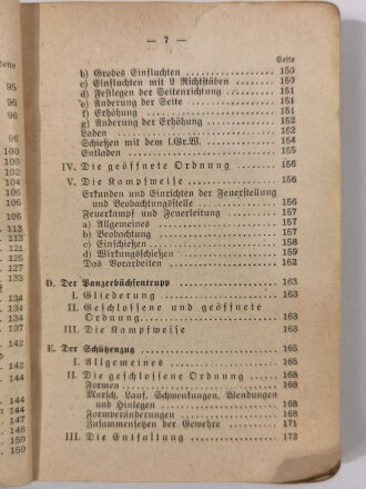 Dv.130/2a Ausbildungsvorschrift für die Infanterie Heft 2a Die Schützenkompanie, 1941, 255 Seiten, gebraucht