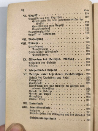 Dv. 300/1 Truppenführung 1.Teil (Abschnitt I-XIII) , Berlin, 1936, 319 Seiten