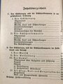 Dv.130/2b Ausbildungsvorschrift für die Infanterie Heft 2 Die Schützenkompanie Teil b, Der Schützenzug und die Schützenkompanie, 1936, 42 Seiten