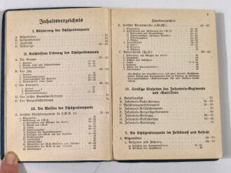 "Das Kommandobuch", Band 1, Die Schützenkompanie des Infanterieregiments, Berlin, 1941, 81 Seiten, A6