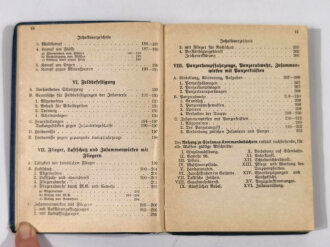 "Das Kommandobuch", Band 1, Die Schützenkompanie des Infanterieregiments, Berlin, 1941, 81 Seiten, A6