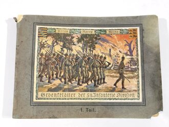 Gedenkblätter der 58. Infanterie Division, 1. Teil, unter A5, Altersspuren