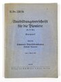 H.Dv. 220/5b Ausbildungsvorschrift für die Pioniere, Entwurf, Teil 5 b Schwerer Behelfsbrückenbau Einfache Bauarten, 1938, 102 Seiten