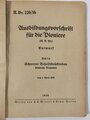 H.Dv. 220/5b Ausbildungsvorschrift für die Pioniere, Entwurf, Teil 5 b Schwerer Behelfsbrückenbau Einfache Bauarten, 1938, 102 Seiten