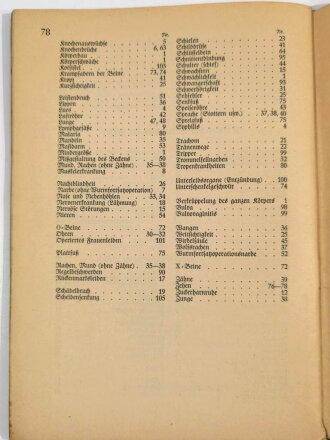 Reichsarbeitsdienst Dv.6 Richtlinien für die Beurteilung der Dienstfähigkeit und Arbeitsfähigkeit der weiblichen Jugend im Reichsarbeitsdienst, 1940, 78 Seiten