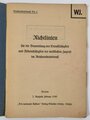 Reichsarbeitsdienst Dv.6 Richtlinien für die Beurteilung der Dienstfähigkeit und Arbeitsfähigkeit der weiblichen Jugend im Reichsarbeitsdienst, 1940, 78 Seiten