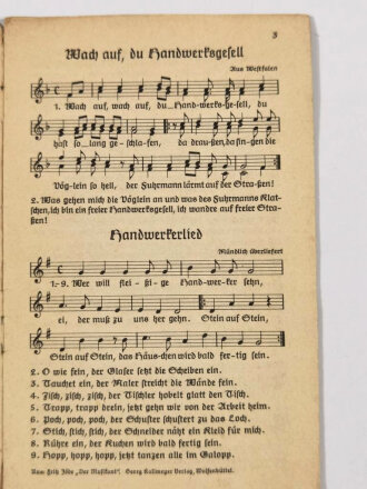 Lieder für Frauengruppen, Herausgeber Reichsfrauenführung, Dez 1939, Nr. 21/22, 16 Seiten, unter A5