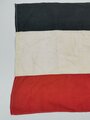 Kaiserreich, schwarz-weiß-roter Saal- oder Fensterschmuck in gutem Zustand, Maße 49 x 76cm