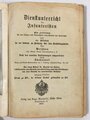 Dienstunterricht des Infanteristen, Leitfaden, Berlin, 1909, 167 Seiten, Anlage Karte Heereseinteilung