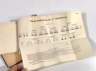 "Felddienst-Ordnung", Berlin, 1900, 230 Seiten mit Anlagen