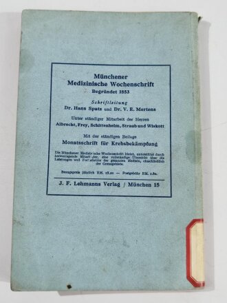 "Das Sanitätsgerät des Feldheeres" datiert 1944, 254 Seiten, stark bebildert. Die Vorschrift zum Thema