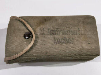 Kleiner Instrumentenkocher Wehrmacht in Tasche