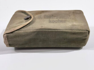 Kleiner Instrumentenkocher Wehrmacht in Tasche