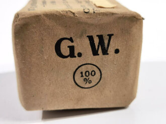 Pack "100g gewöhnliche Watte" datiert 1943