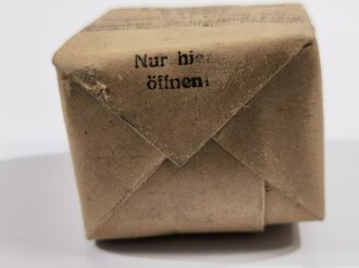 Pack "100g gewöhnliche Watte" datiert 1943