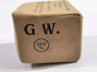 Pack "100g gewöhnliche Watte" datiert 1943