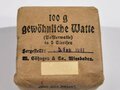 Pack "100g gewöhnliche Watte" datiert 1941