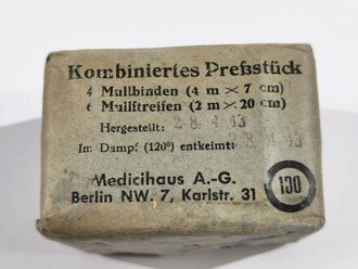 Pack "Kombiniertes Preßstück" datiert 1943