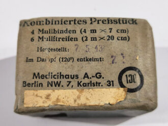 Pack "Kombiniertes Preßstück" datiert 1943
