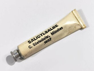 Tube "Salicylsalbe" Wehrmacht NUR FÜR...