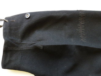 Schwarze Panzerhose Wehrmacht, getragenes Kammerstück