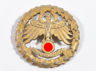 Standschützenverband Tirol Vorarlberg, Abzeichen Meisterschütze in gold mit Jahreszahl 1943, Ausführung 62mm